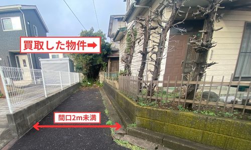 千葉県富津市の再建築不可物件