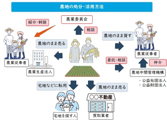 農地の処分・活用方法