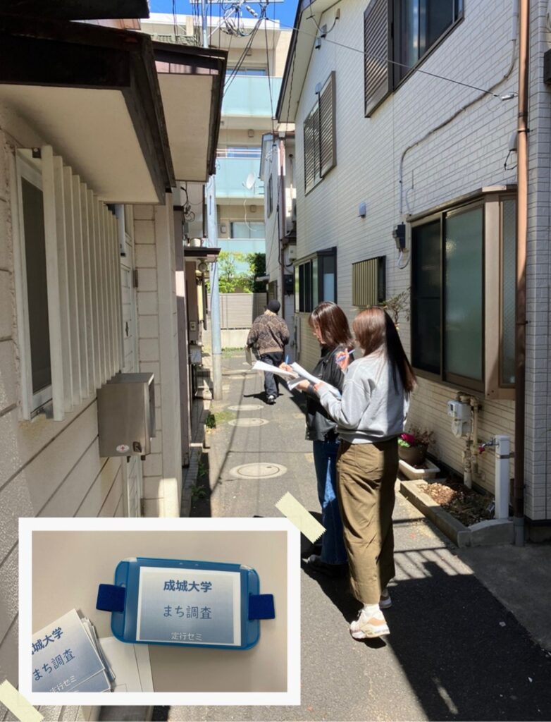 学生による空き家調査・定行泰甫准教授