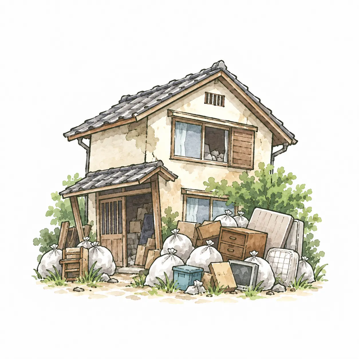 ゴミ屋敷・残置物ありの空き家
