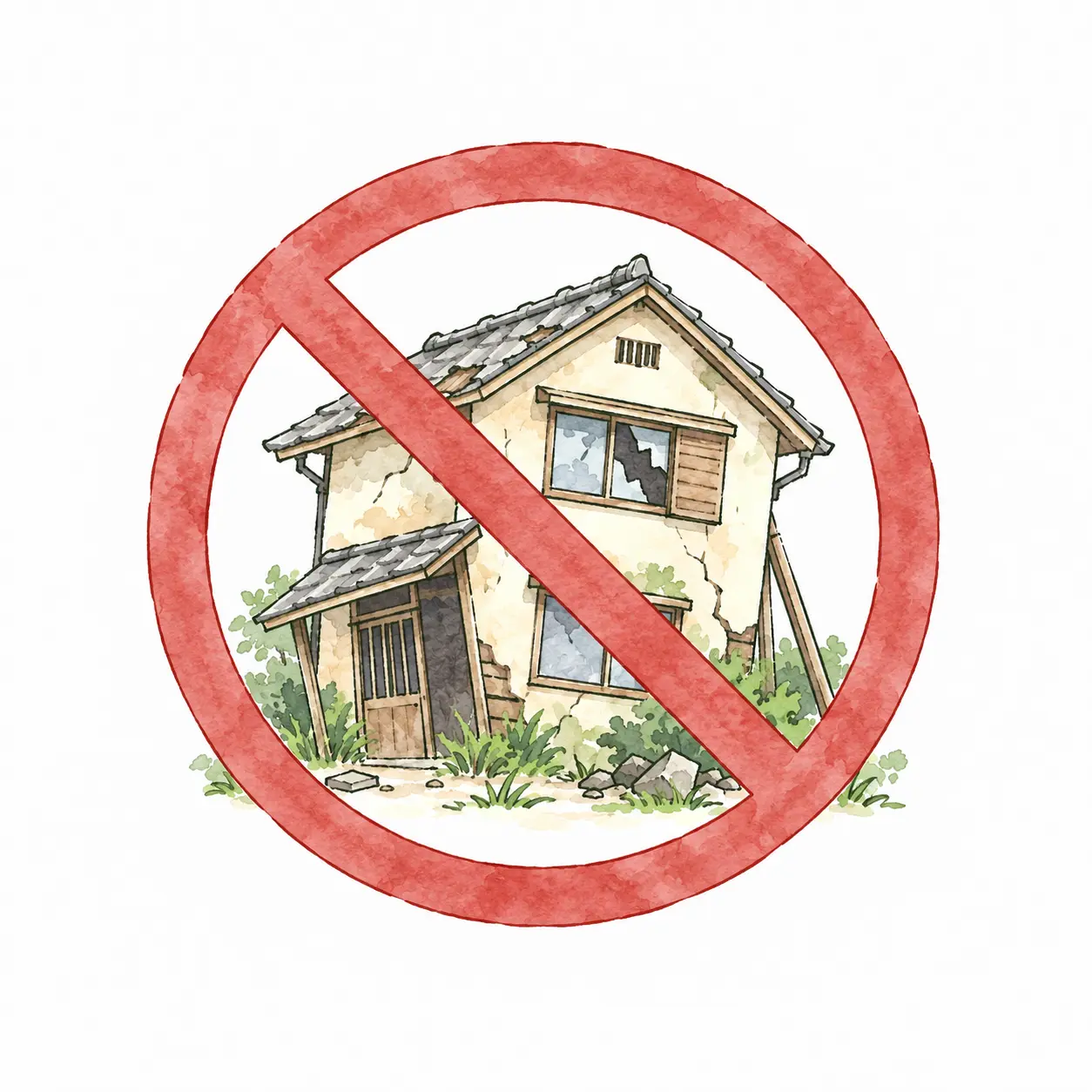 再建築不可の空き家