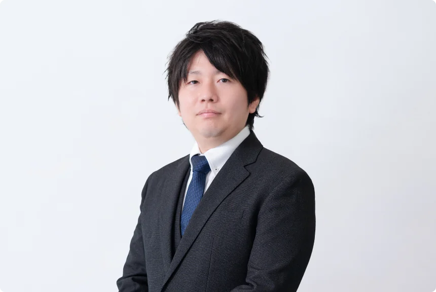 株式会社AlbaLink 取締役COO 大友 裕樹の役員紹介用プロフィール写真