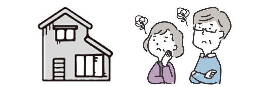 借地人や建物の老朽化、相続などをきっかけに、管理上の問題や人間関係のトラブルが発生しやすいことを示す図